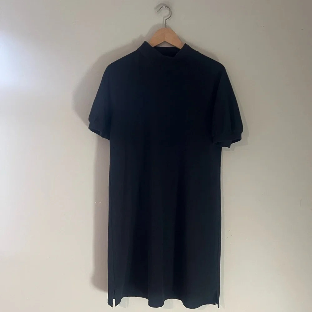 MADEWELL Textured‎ Knit Mock Neck Minidress
